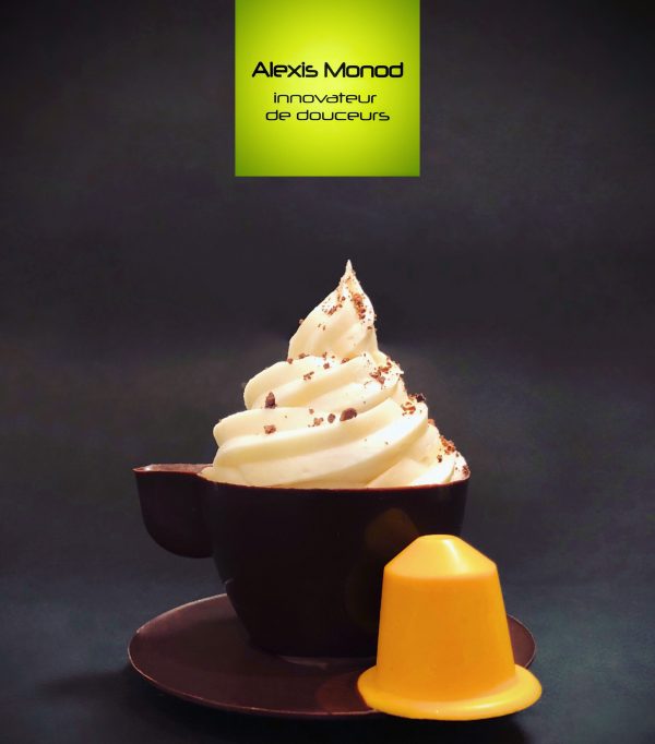 Chocolaterie à Nice Tasse à café capsule Nespresso chocolat noir