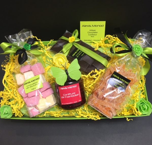 Coffret cadeau pairolère chocolaterie Nice