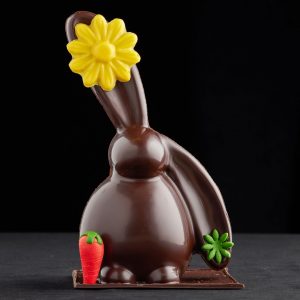 Lapin en chocolat noir ou lait chocolaterie Nice Alexis monod