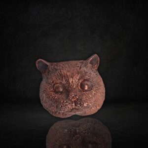 Chat miniature en chocolat noir ou lait