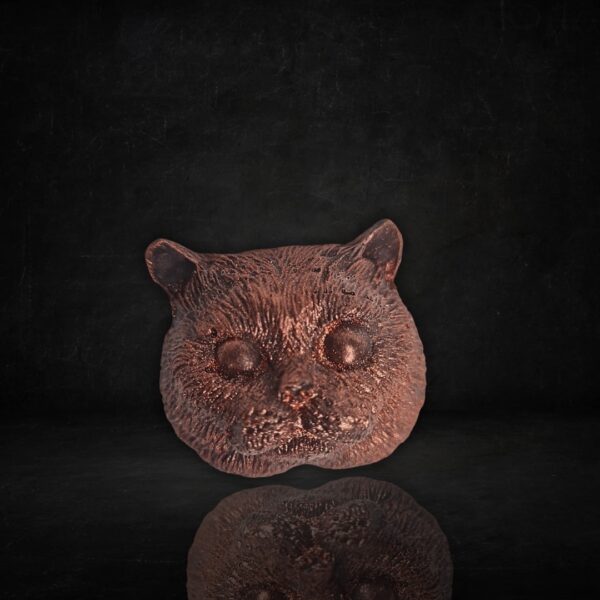 Chat miniature en chocolat noir ou lait