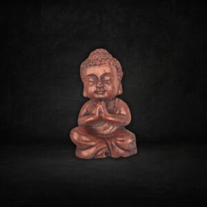 Bouddha miniature en chocolat noir ou lait