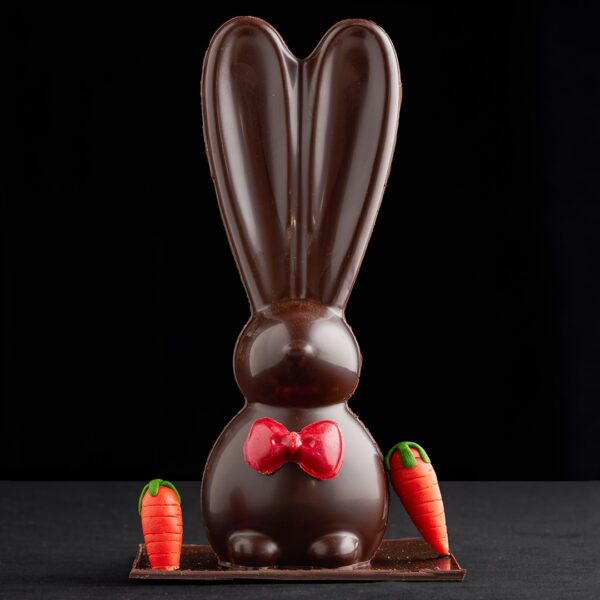 Lapin original en chocolat au lait vendu uniquement dans les Alpes-Maritimes (sauf arrière pays)