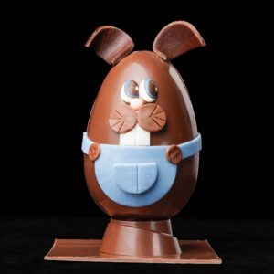 Lapin en salopette garni en chocolat noir ou lait vendu uniquement sur Nice et (5 km aux alentours) (Copie)