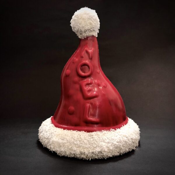 Bonnet du Père Noël en chocolat noir