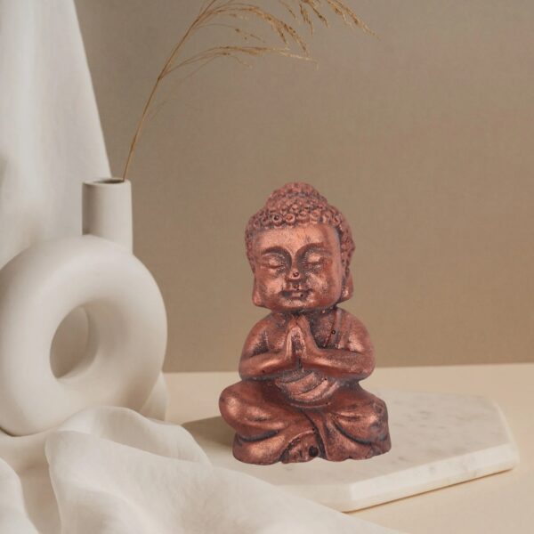 Bouddha miniature en chocolat noir ou lait – Image 2