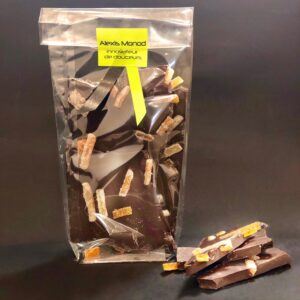 Chocolat lait écorces d’oranges confites