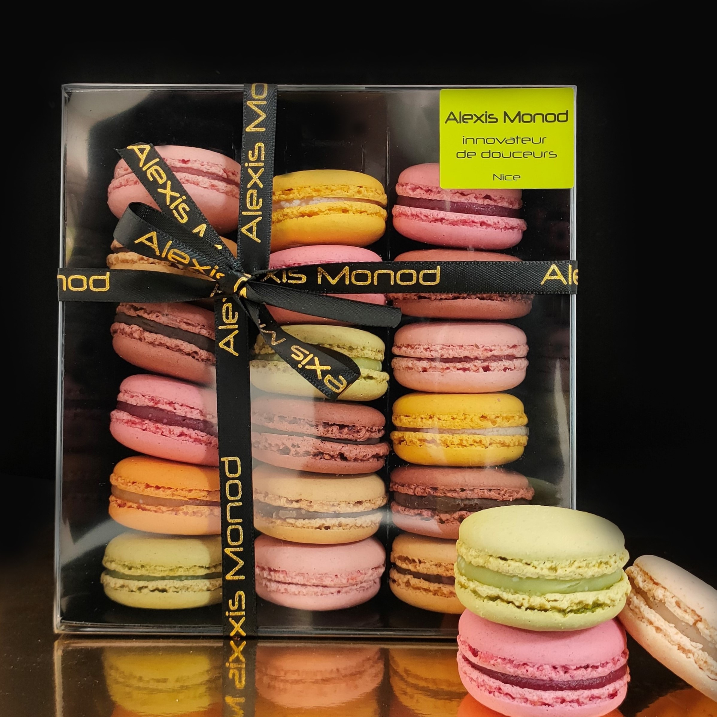 Boîte de 18 macarons