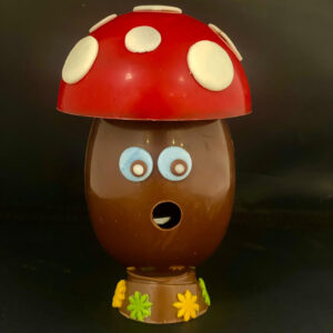 Le champignon en chocolat noir ou lait garni