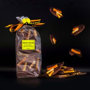 Chocolat Noir écorces d’oranges confites
