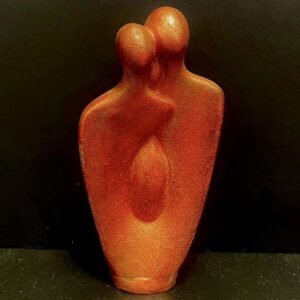 Statue Design chocolat noir