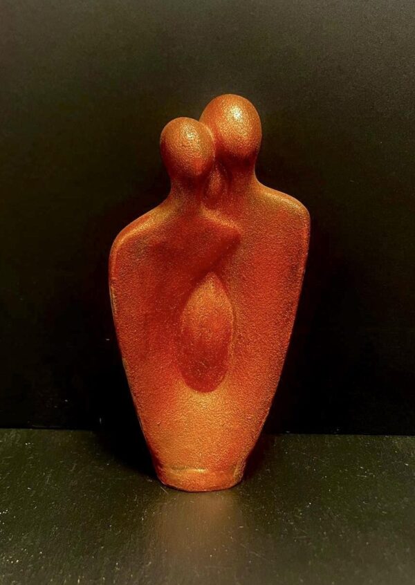 Statue Design chocolat noir