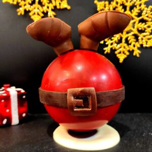 Père Noël en chocolat noir (vendu uniquement sur Nice et 5 km aux alentours)