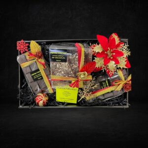 un coffret cadeau spécial gourmandise de Noël