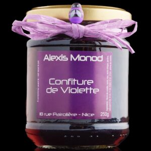 Confiture de violette fleurs de l’arrière pays Niçois