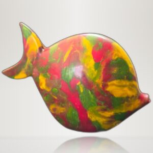 poisson chocolat rouge vert