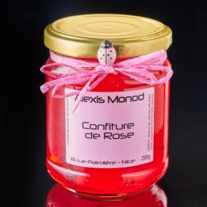 Confiture de Rose fleurs de l’arrière pays Niçois