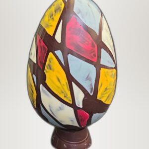 Œuf Vitrail Pâques Garni