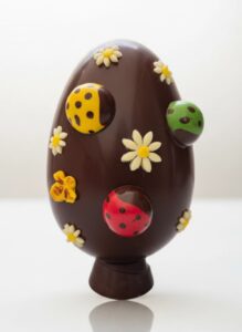 Oeuf Prairie au chocolat noir ou lait garni