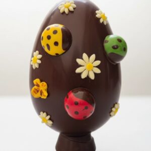 Oeuf Prairie au chocolat noir ou lait garni